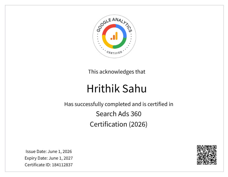 Google Certificate