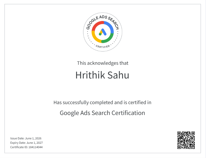 Google Certificate