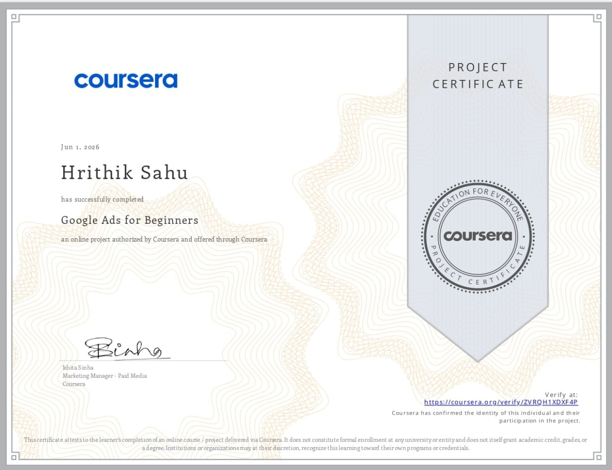 Google Certificate